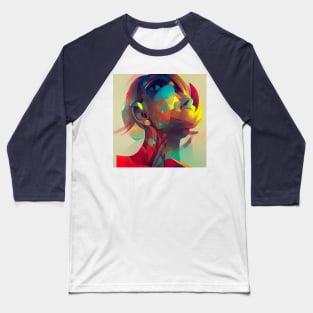 Abstract Geometry Baseball T-Shirt